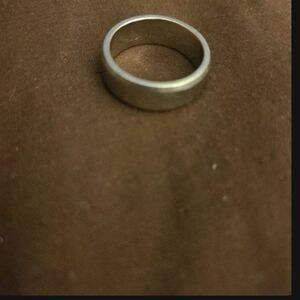 Silver Men's Ring Size 10